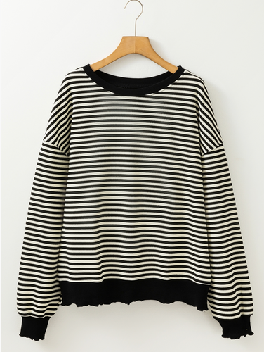 Loose Fit Stripe Top